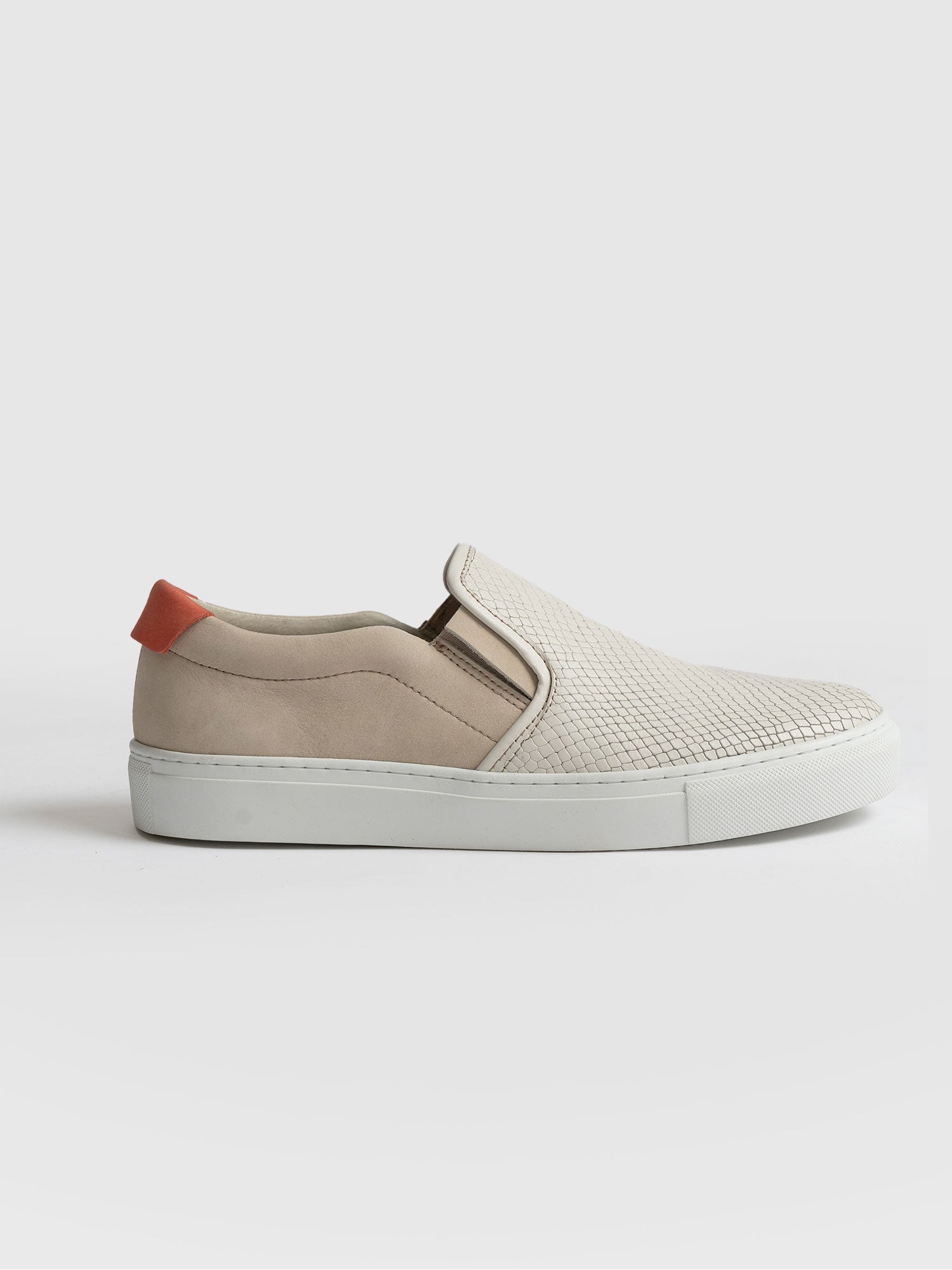 Sutton Trainer Navy/Orange- Women's Trainers | Saint + Sofia® UK