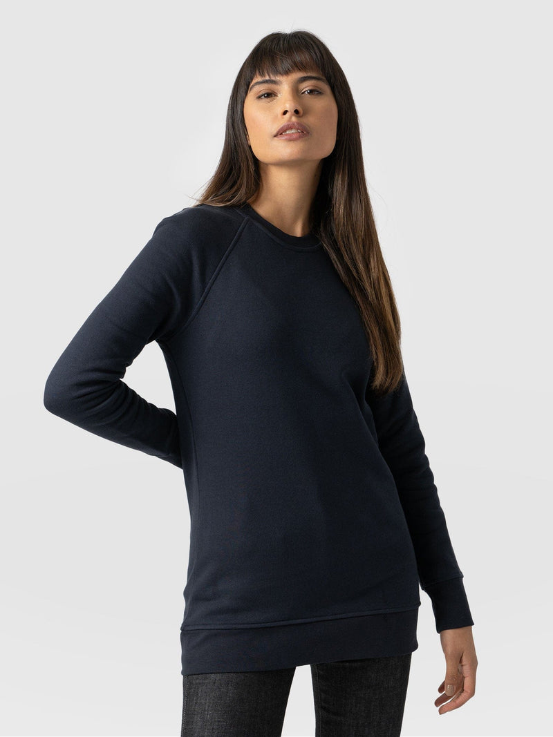 Cotton Sweater - Navy