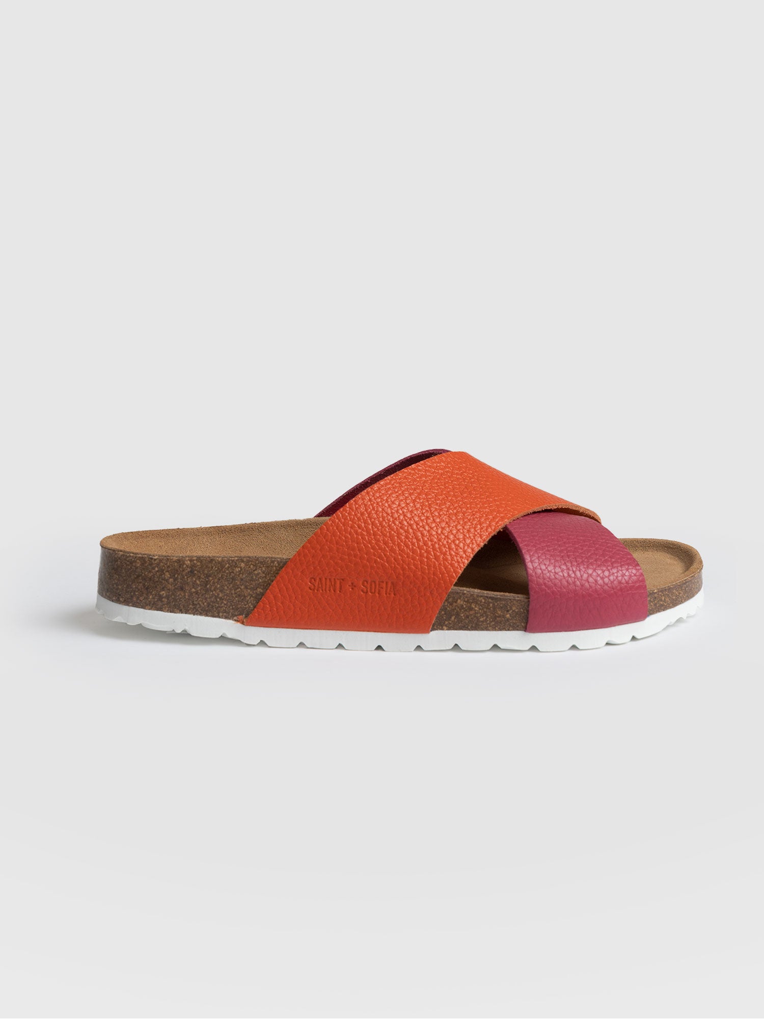 Cross Over Slides - Orange & Pink