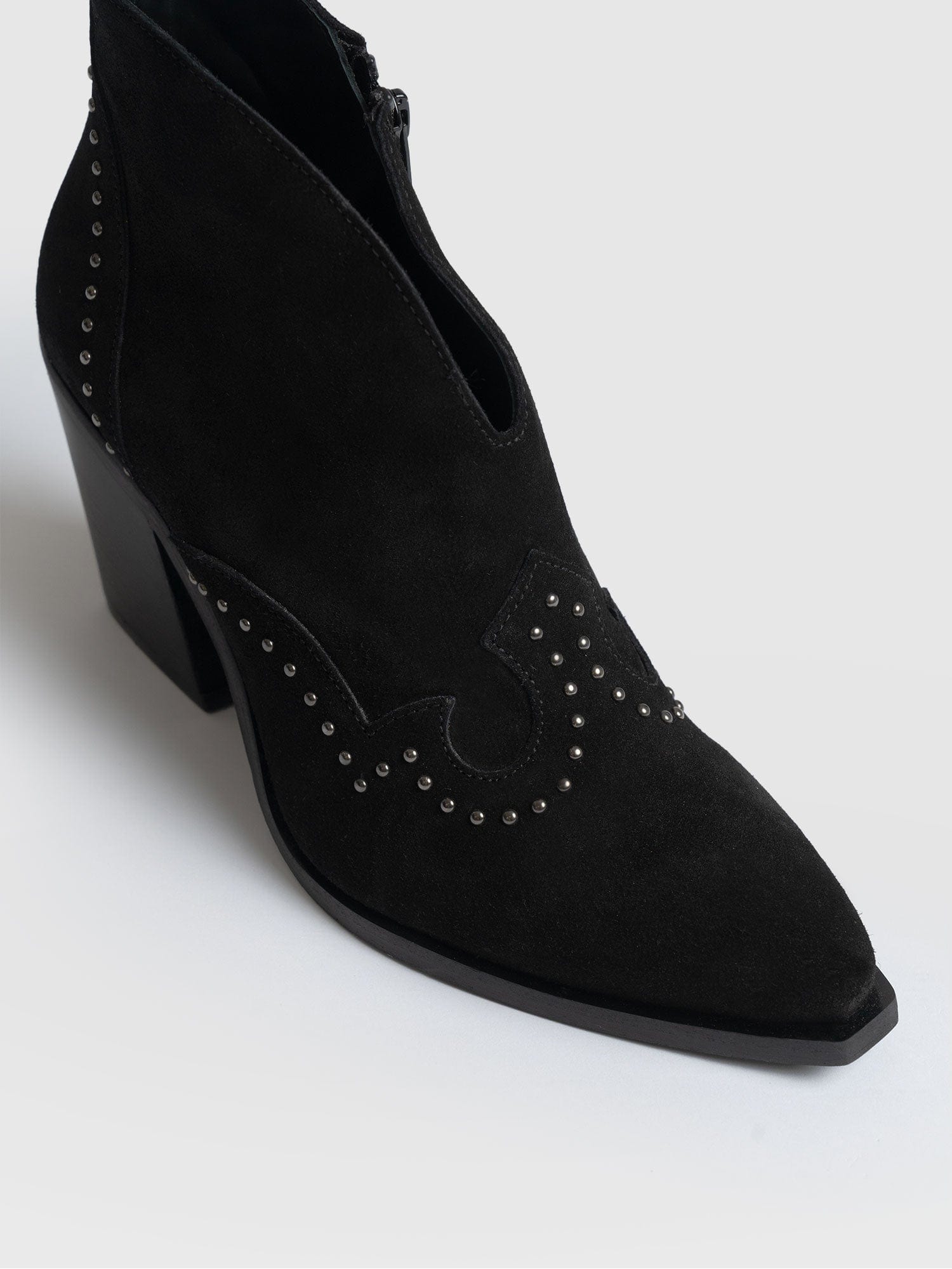 Dallas Studded Ankle Boot - Women's Leather Boots | Saint + Sofia® UK