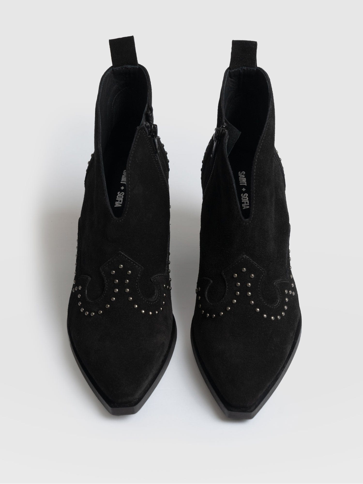 Dallas Studded Ankle Boot - Black