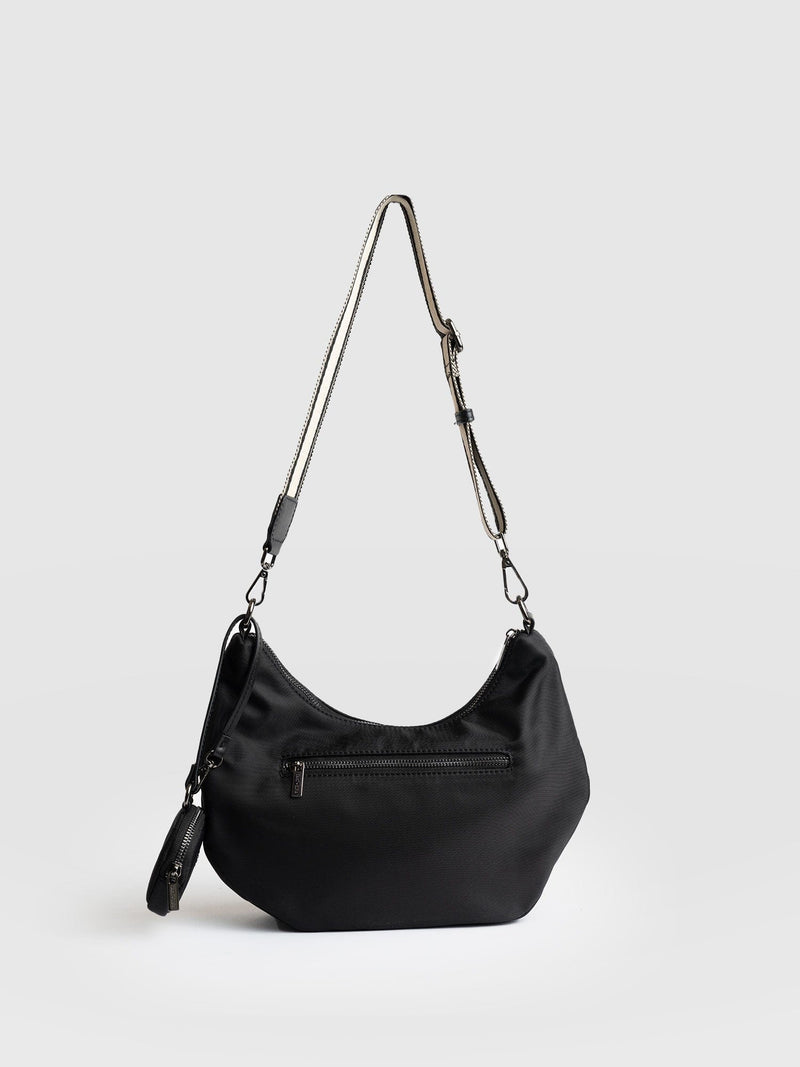 Carnaby Quilted Cross Body Bag - Black