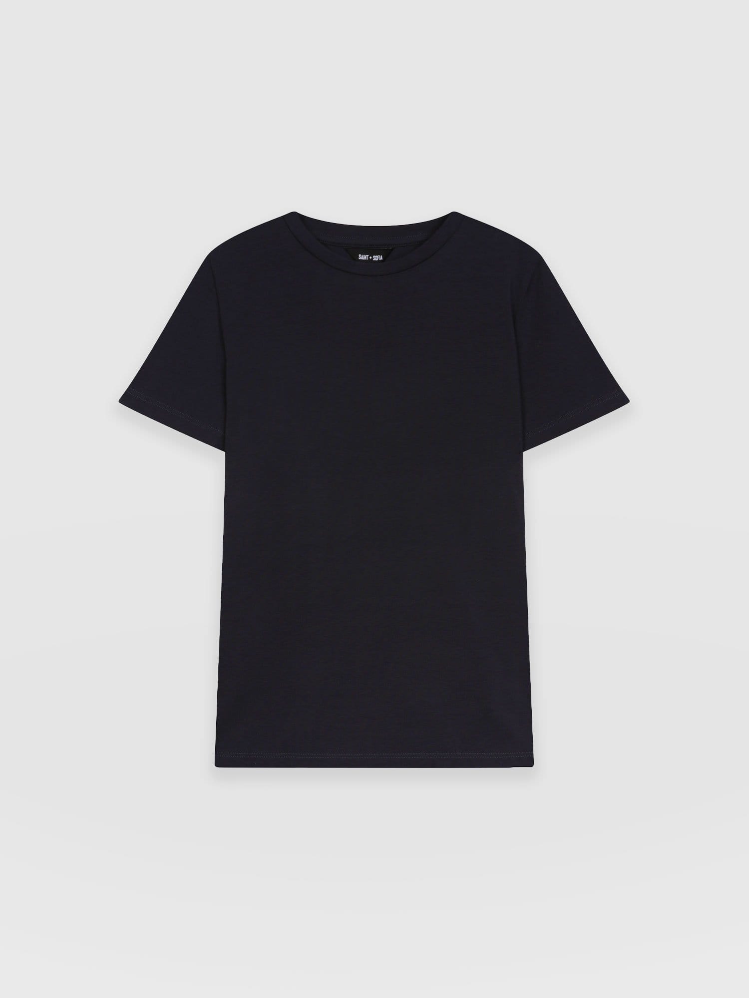 Easy Tee Navy - Women's T-Shirts | Saint and Sofia® UK