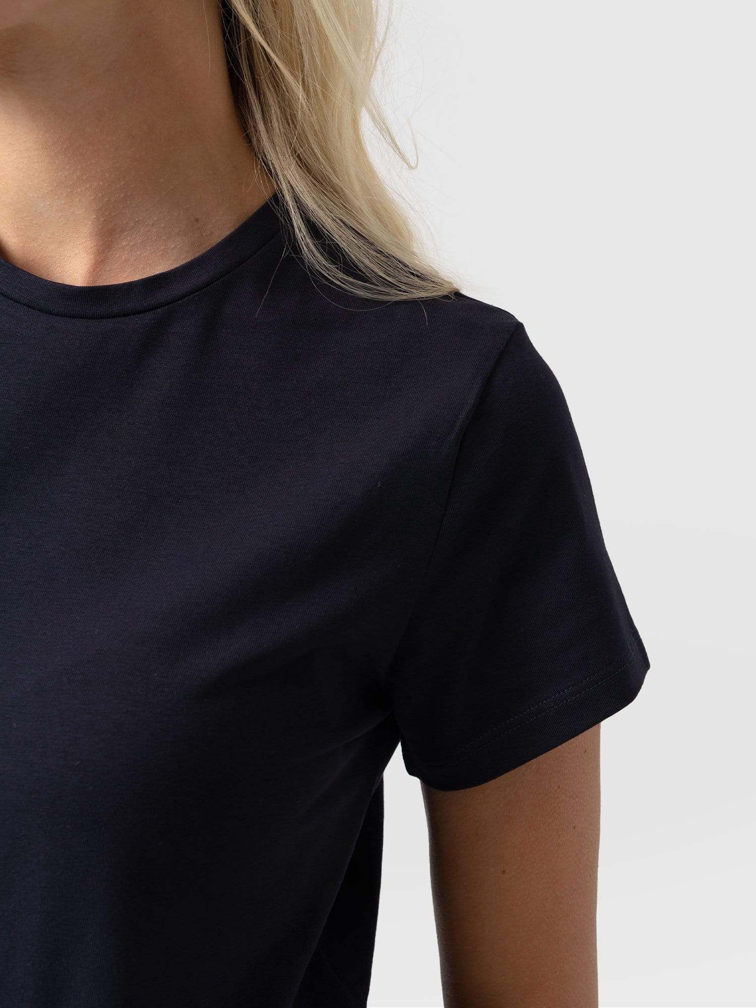 Easy Cotton Tee - Navy