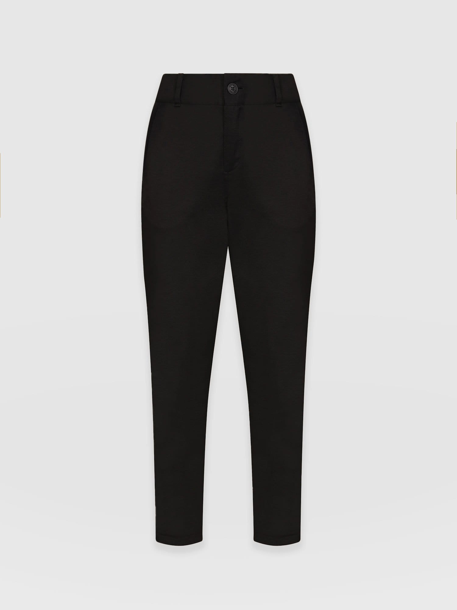 Eden Chino Black - Women's Trousers | Saint + Sofia® UK