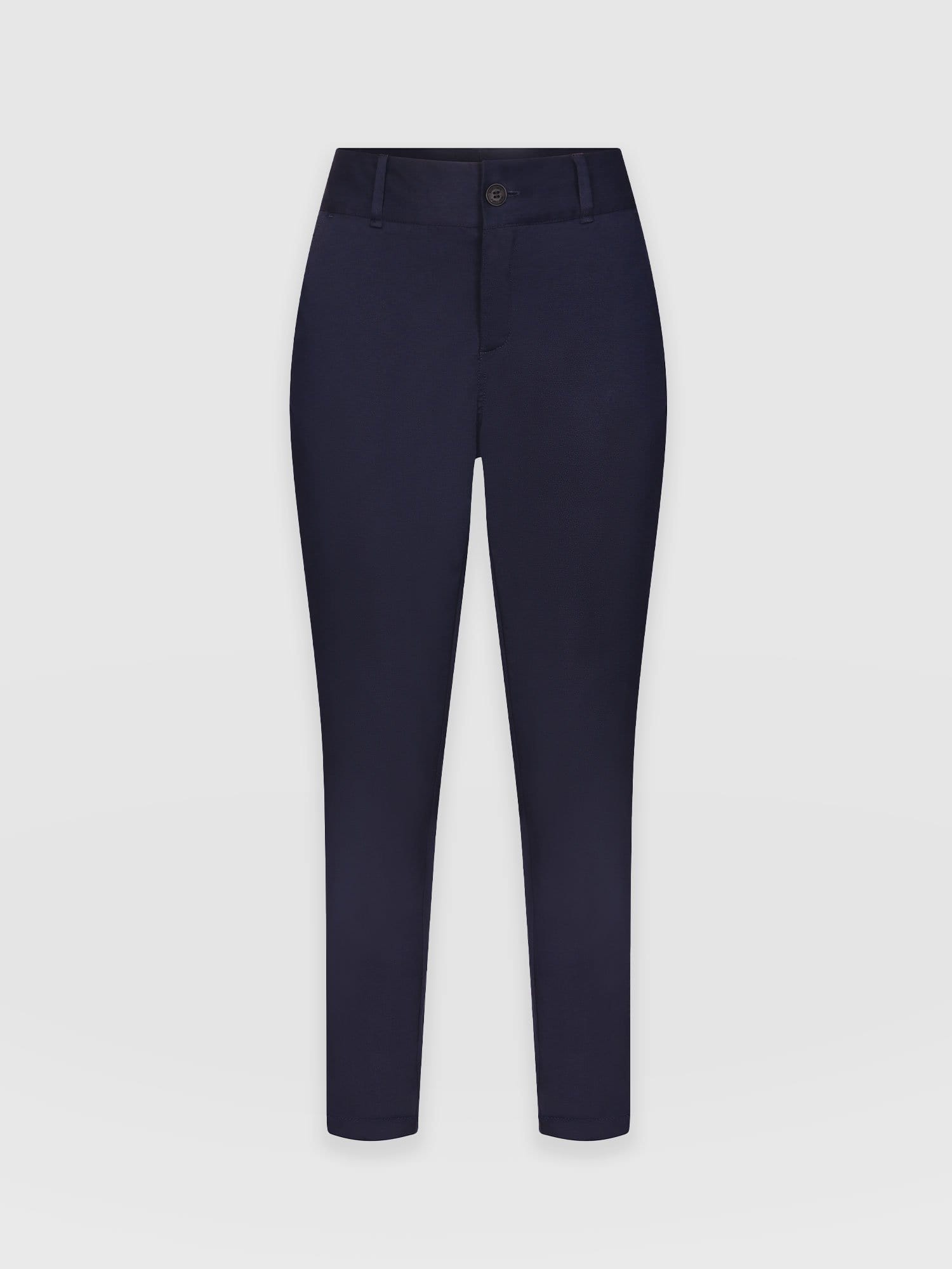 Eden Chino Navy - Women's Trousers | Saint + Sofia® UK