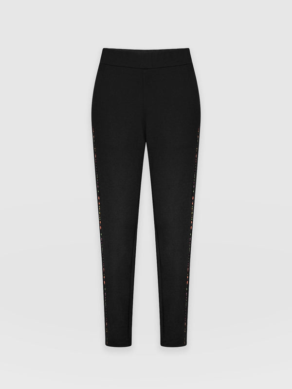 Finsbury Pant - Black Ditsy Floral