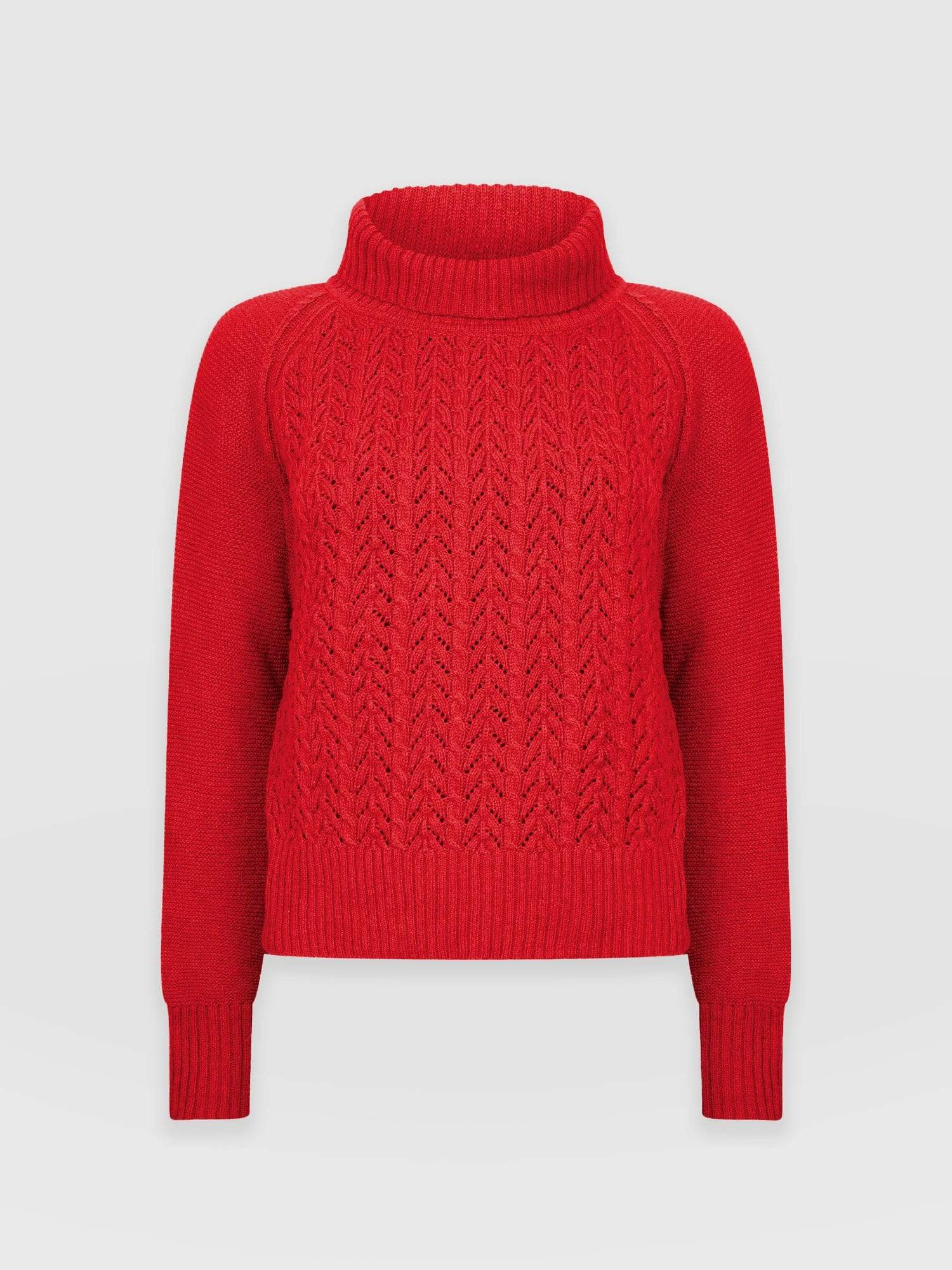 Red on sale jumpers uk