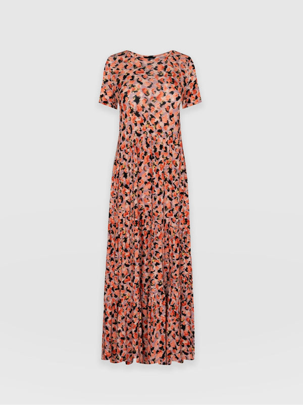 Greenwich Dress Asymmetric - Confetti Petal