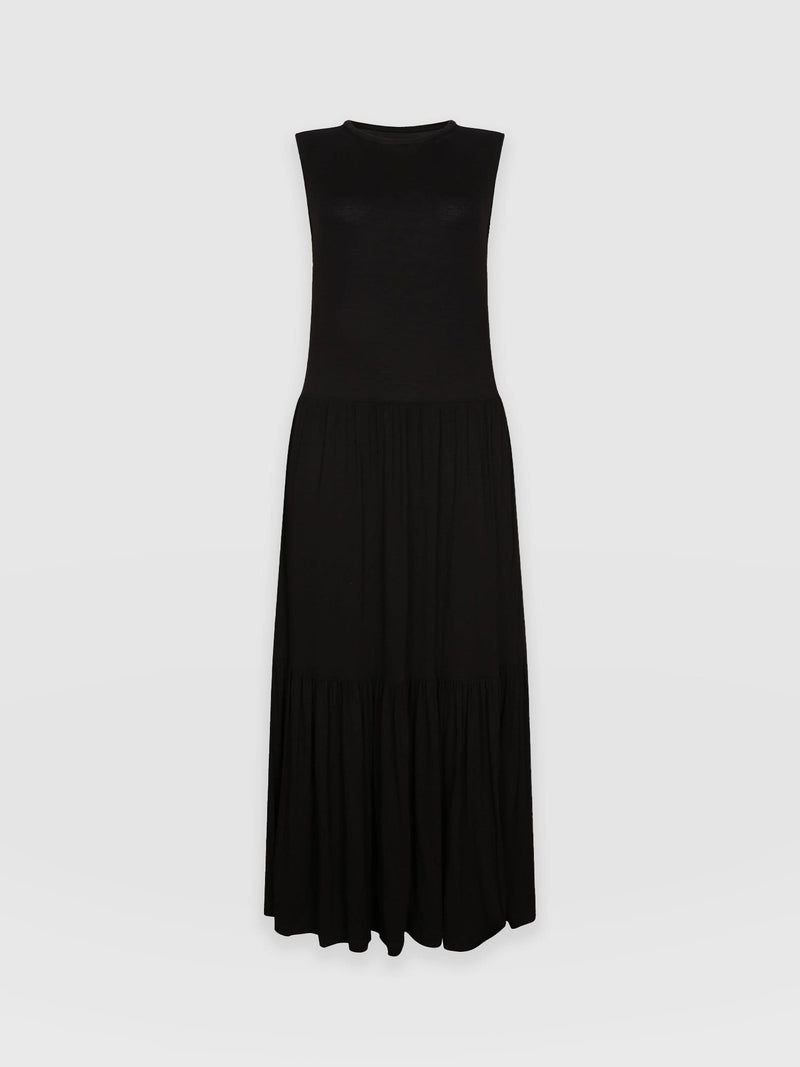Greenwich Dress - Jersey Black