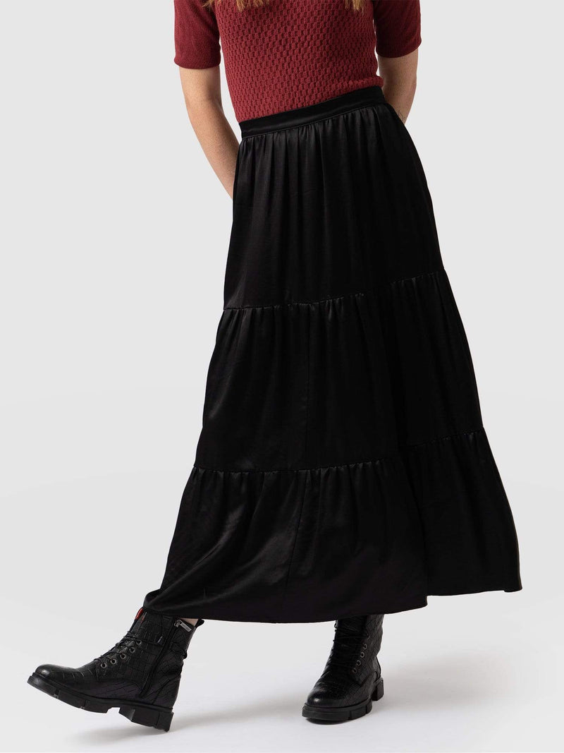 Greenwich Skirt - Gloss Black