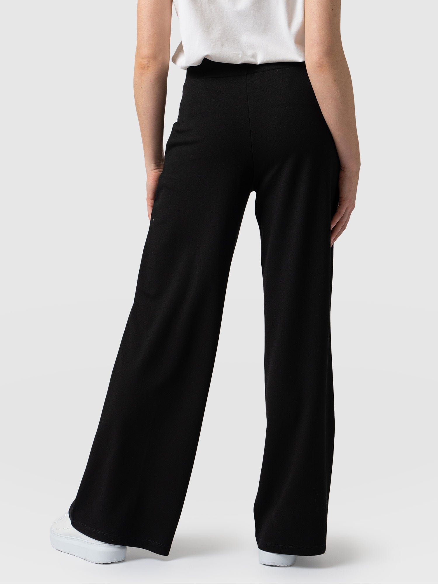 Keller Wide Leg Pant Black - Women's Trousers | Saint + Sofia® UK ...