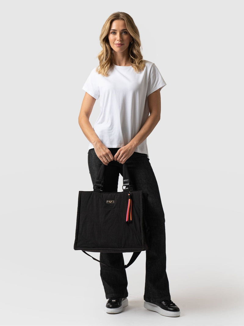 Large Penny Tote Bag - Black