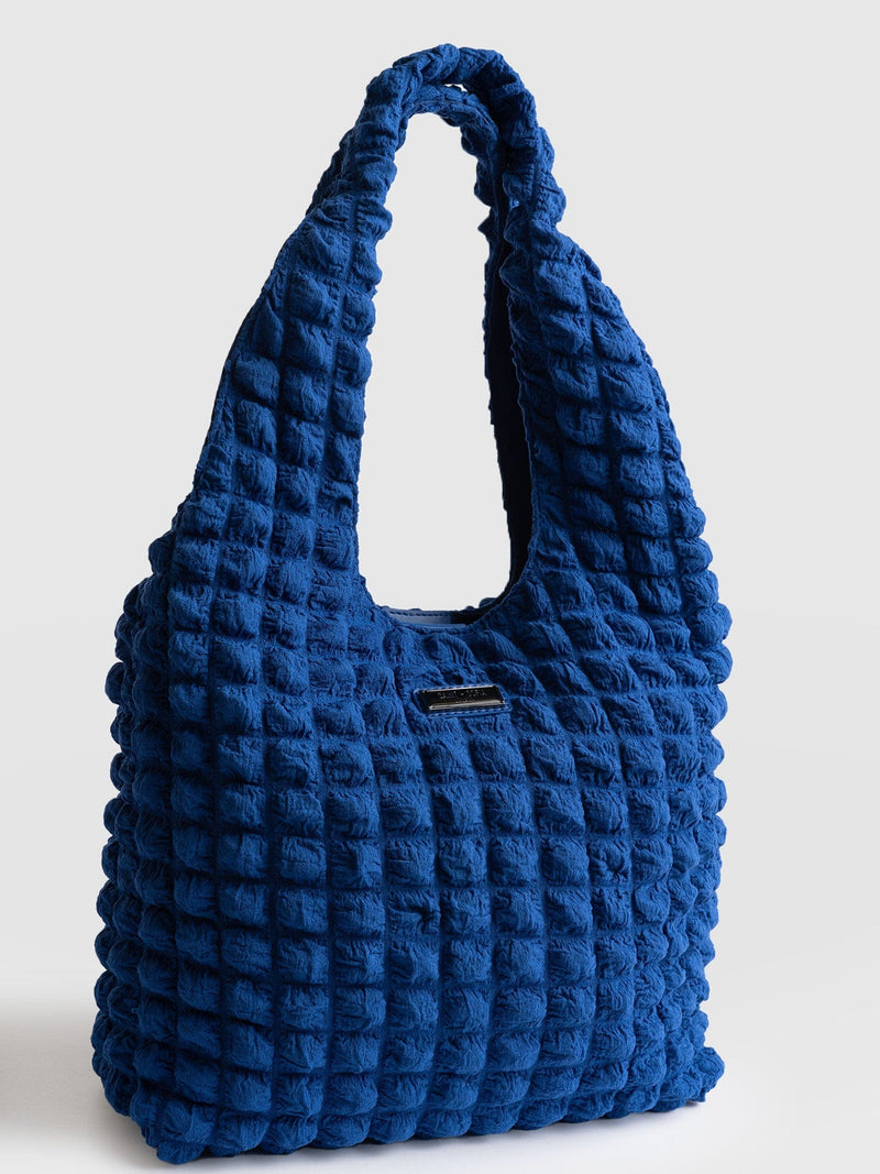 Soho Shoulder Tote Bag - Blue