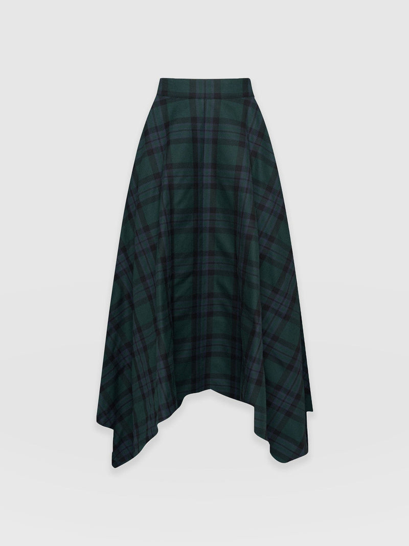 Noho Skirt - Green Check