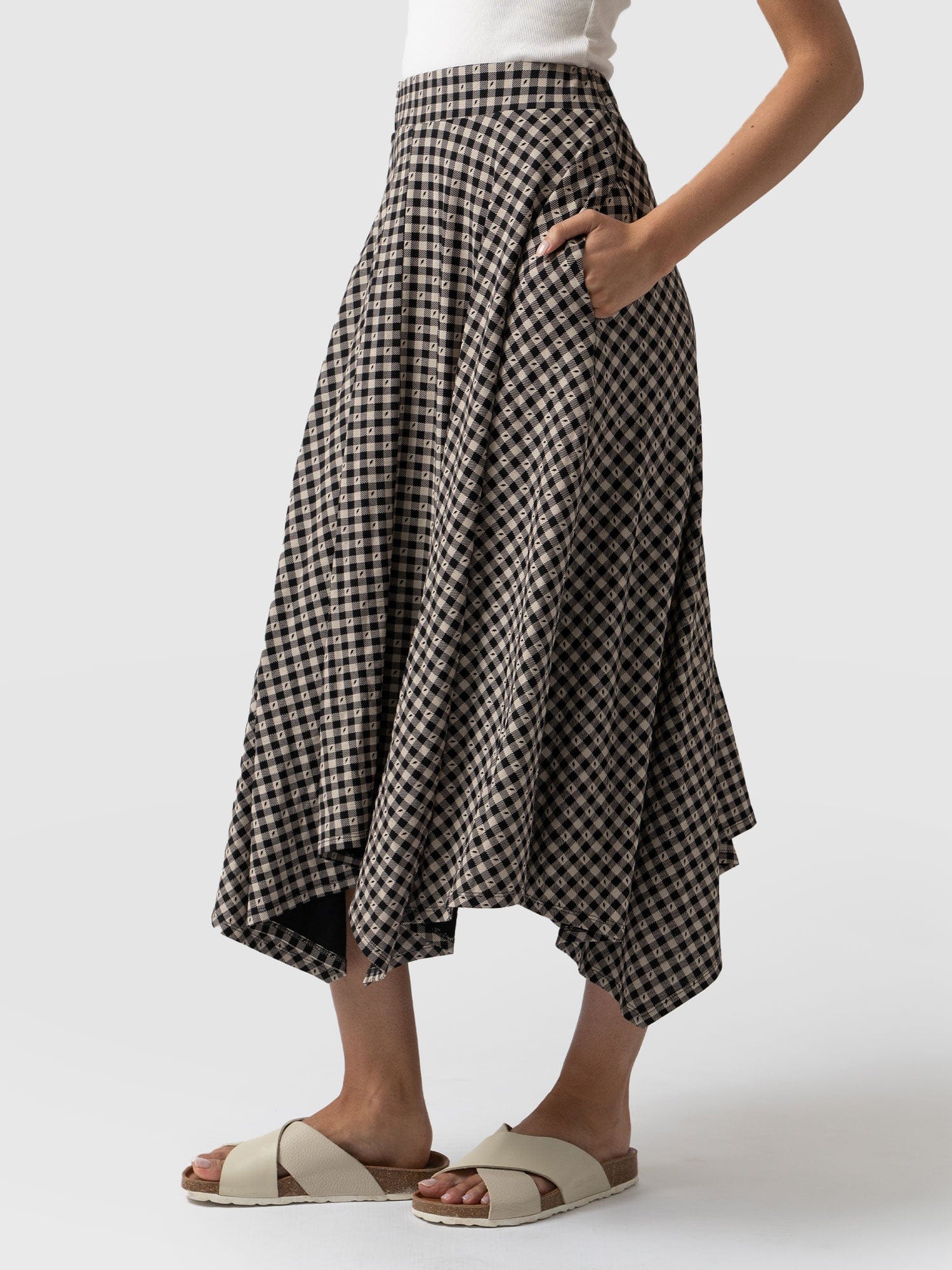 Gingham skirt clearance uk