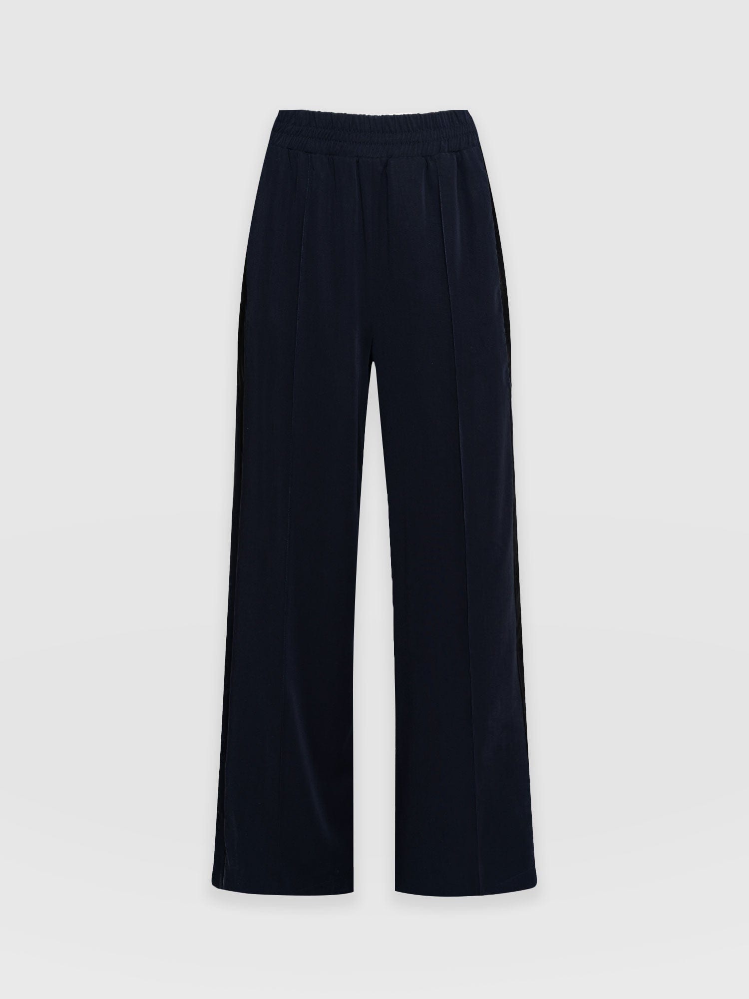 Adaline Wide Leg Pant Navy - Women's Trousers | Saint and Sofia® UK