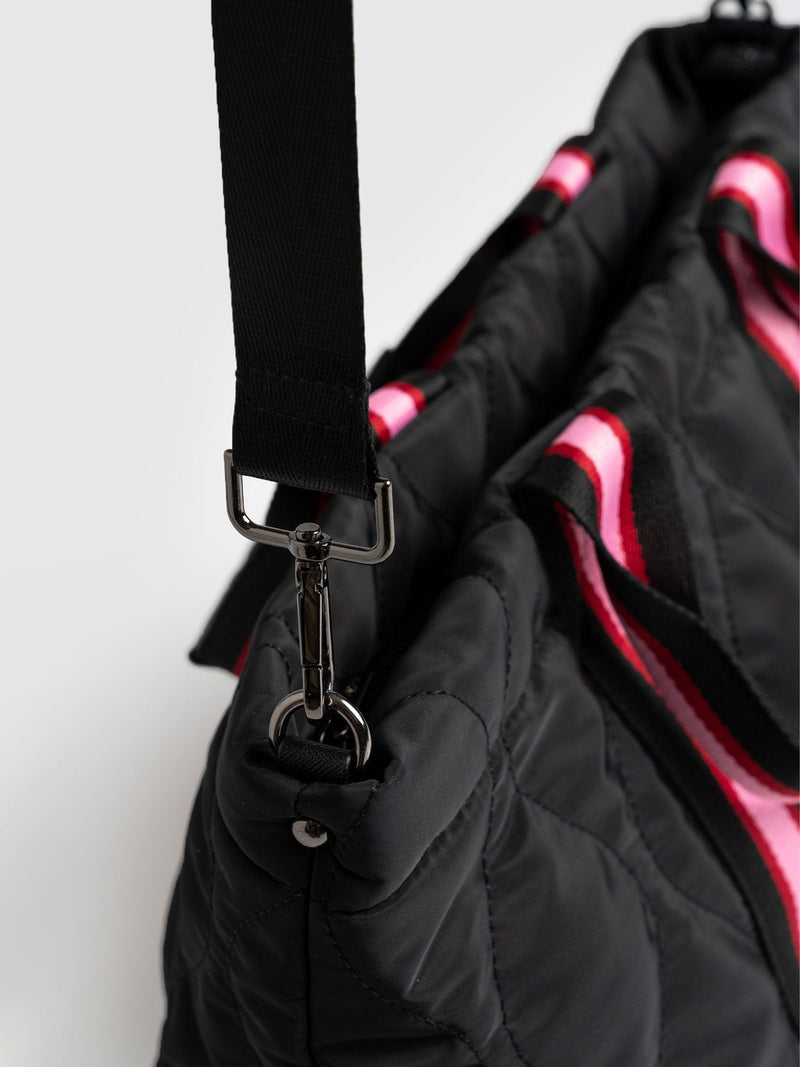 Prada Nylon Small Zip Tote Bag In Pink