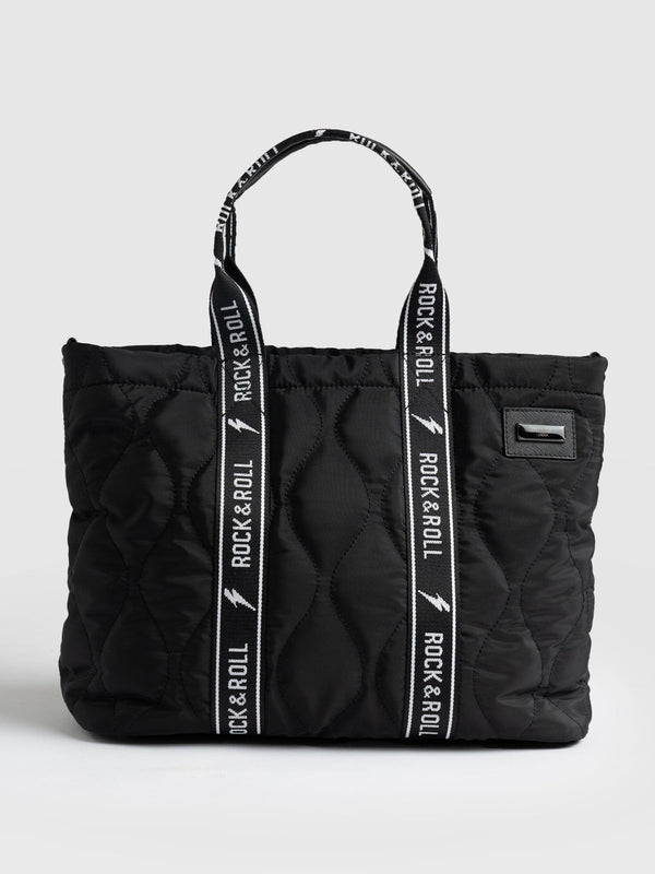 Quilted Tote Bag - Rock & Roll