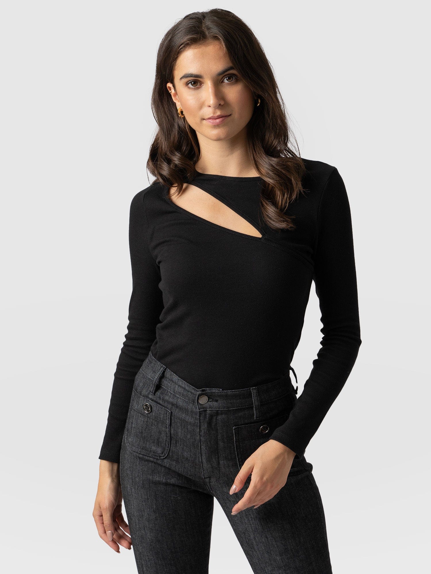 Black long hotsell sleeve shirts women