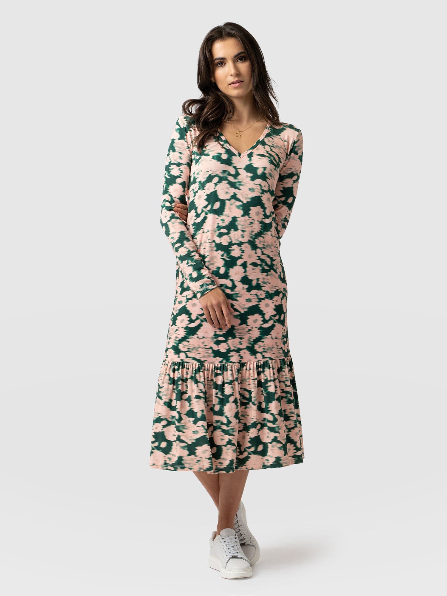 Long sleeve hotsell midi dress uk