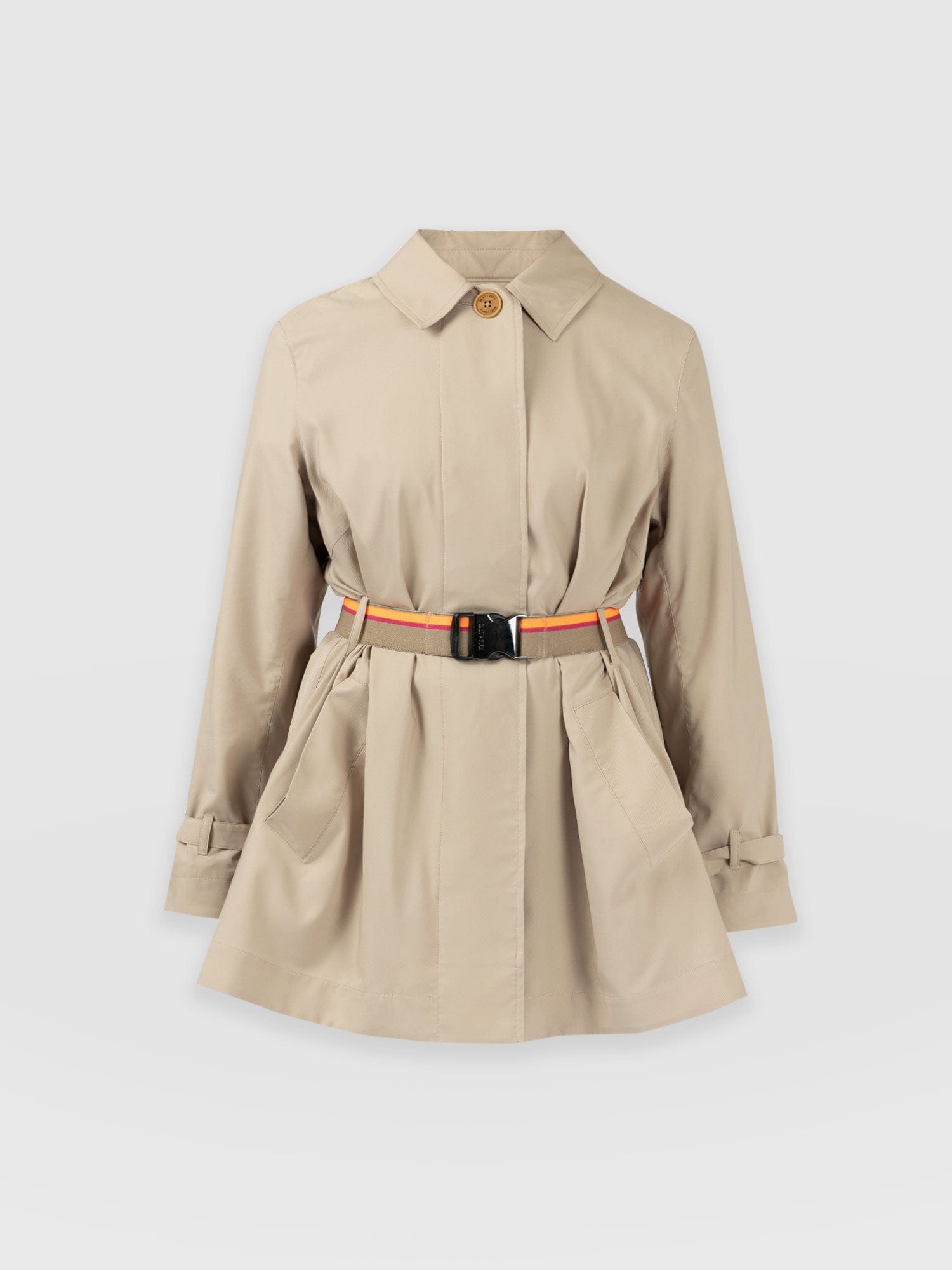 Women's short trench hot sale coat uk