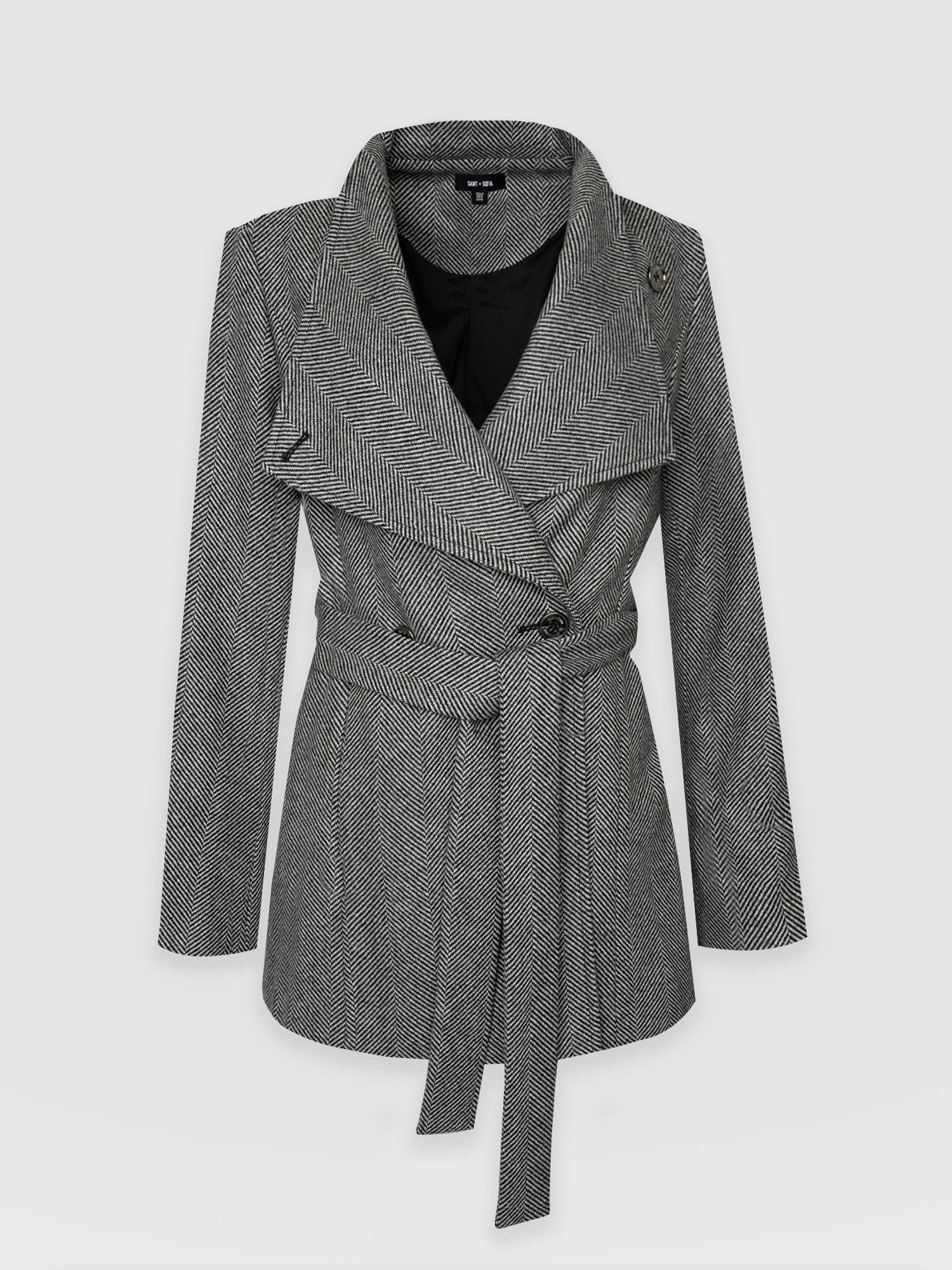 Ladies 2025 wrap coat