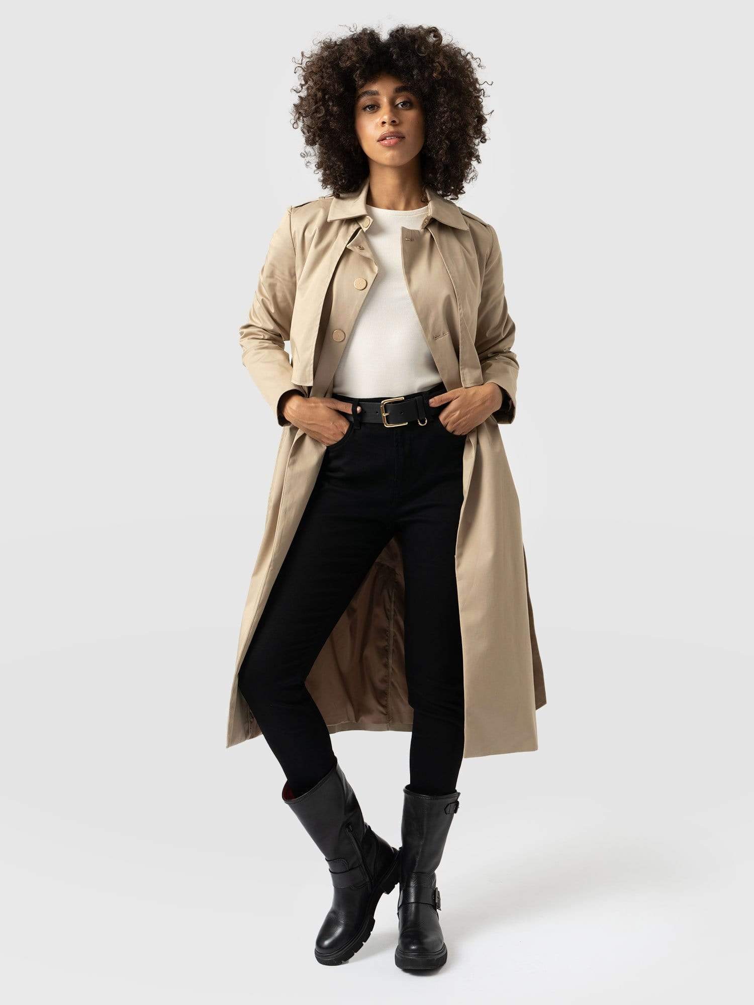 London fog sophia outlet trench coat