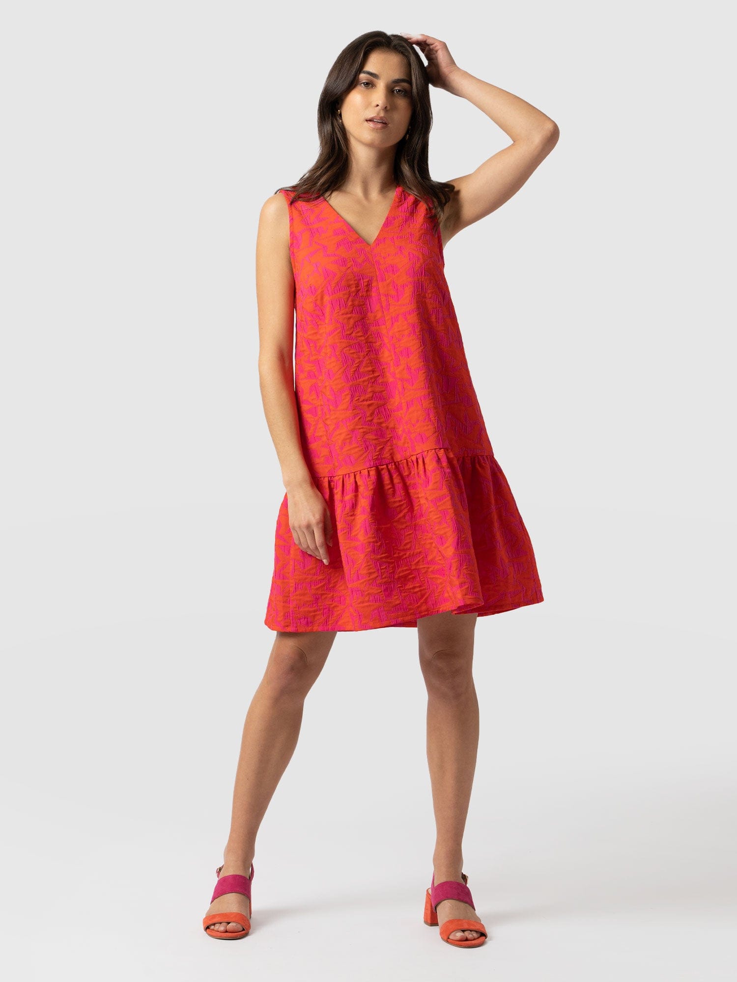 Victoria Shift Dress - Festival Jacquard