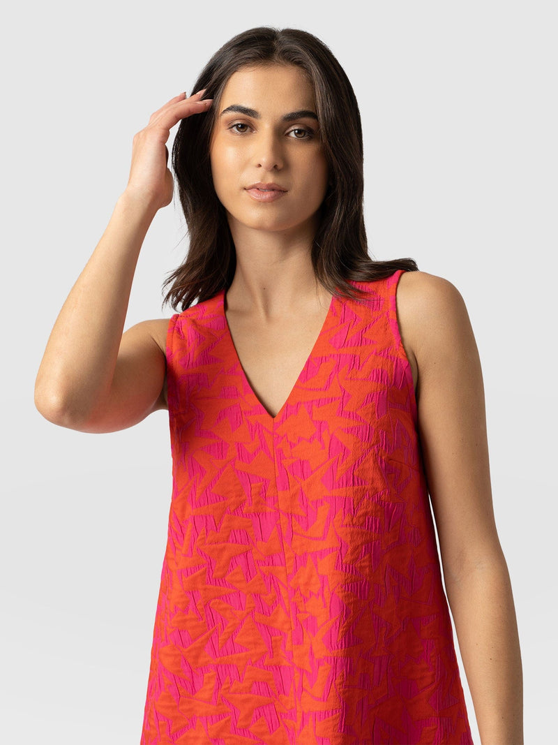 Victoria Shift Dress - Festival Jacquard