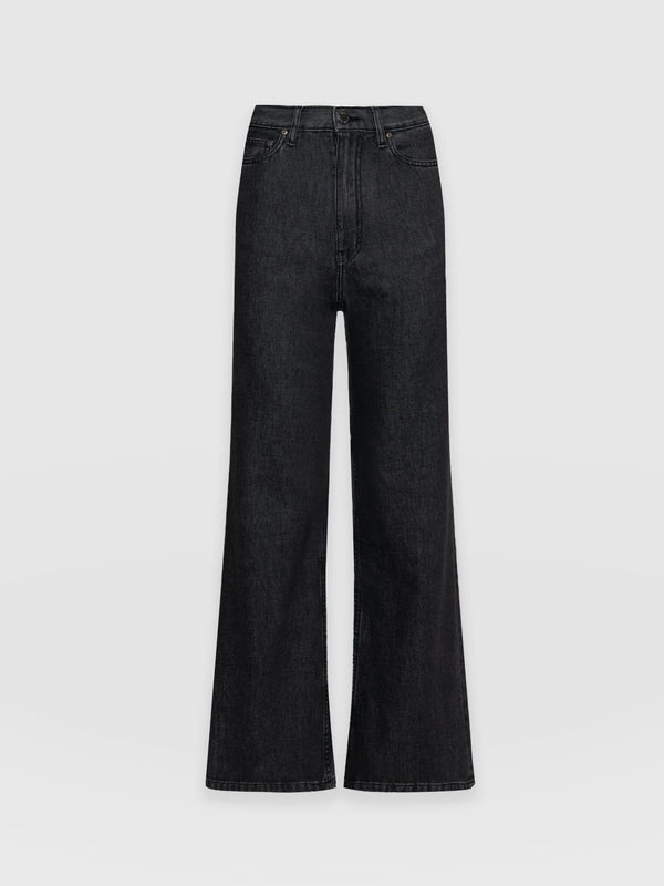Bowie Stretch Flare Jeans - Mid Blue